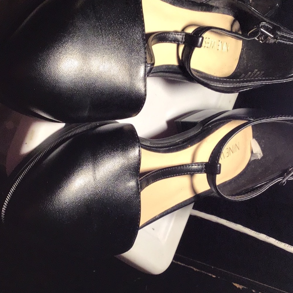 Beautiful black strap shoes